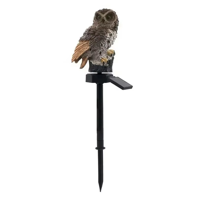 Solar-Powered Owl Garden Lamp - Waterproof LED Outdoor Decoration Lights
