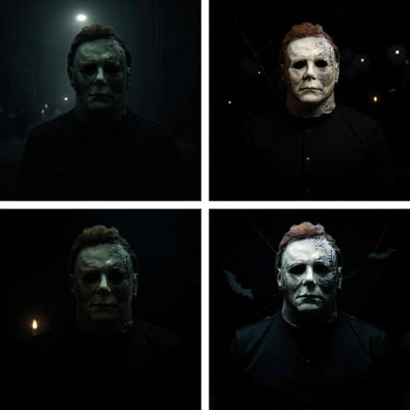 Michael Myers Mask, Halloween Horror Masquerade Men'S & Women'S Cosplay Party Mask, Bloody Michael Myers & Scary Skull Adult Costume Scary Cosplay the Terrifying Atmosphere Is at Its Peak