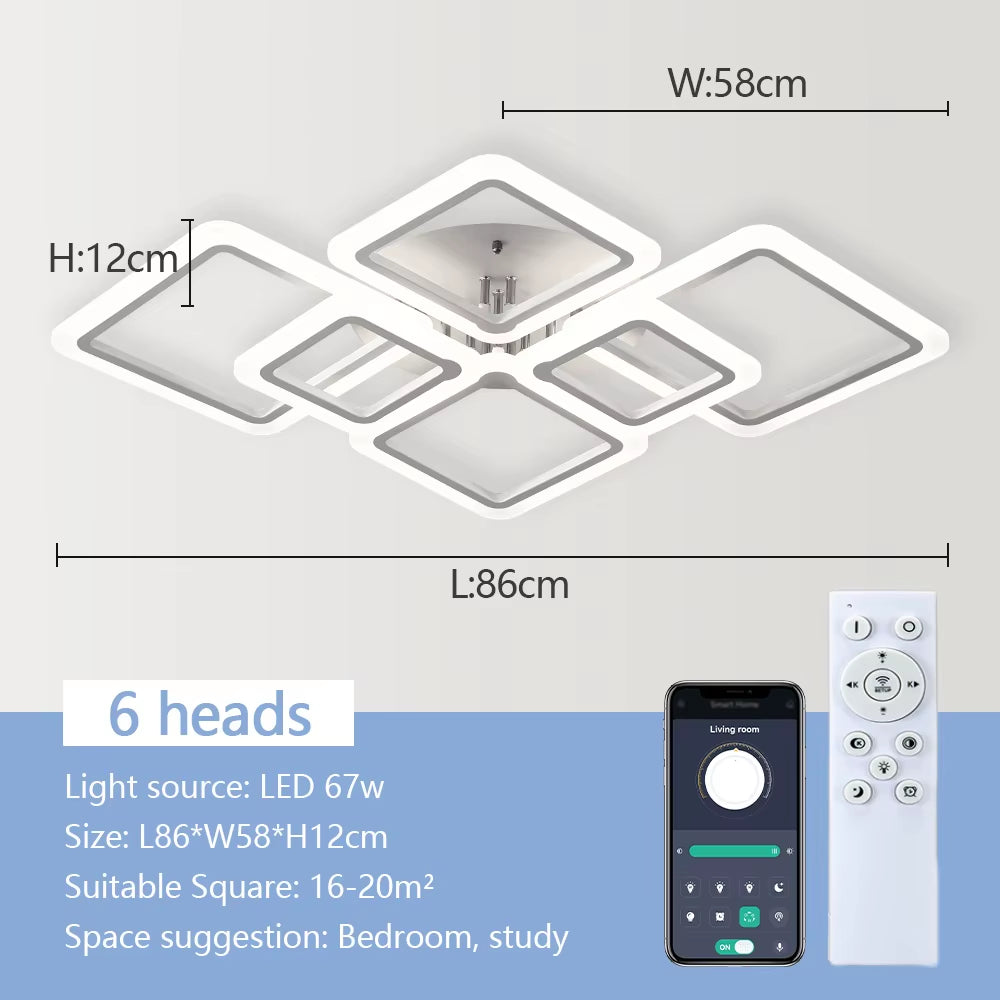 Nordic Minimalist LED Pendant Light - Elegant Ceiling Chandelier for Bedrooms and Living Rooms