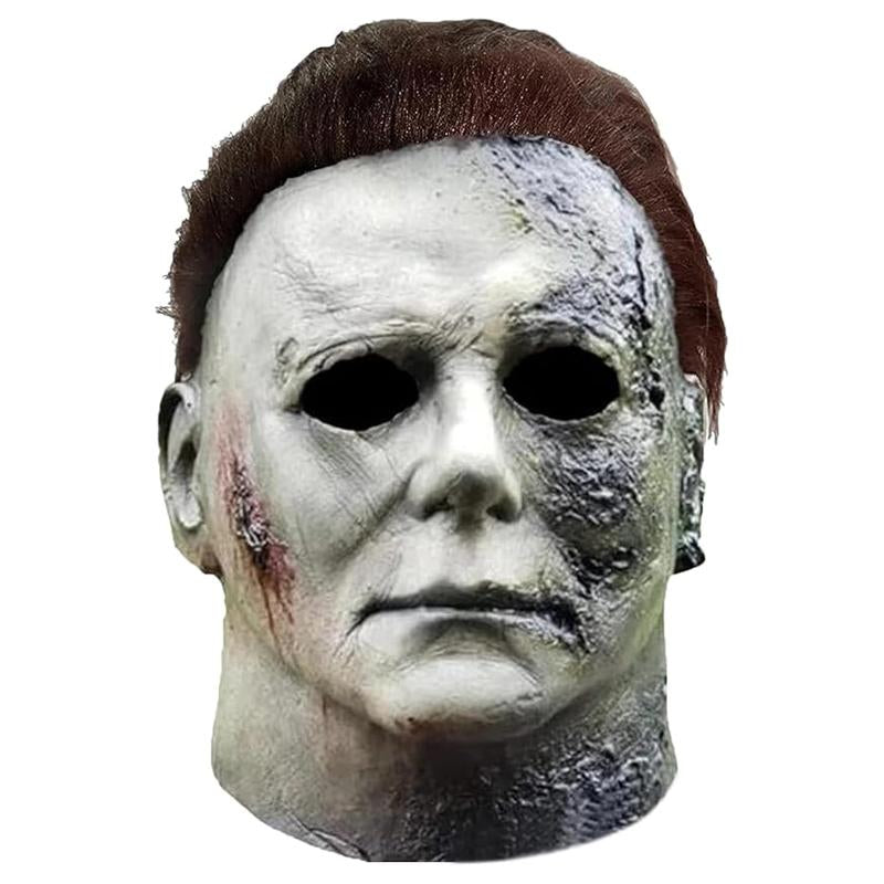 Michael Myers Mask, Halloween Horror Masquerade Men'S & Women'S Cosplay Party Mask, Bloody Michael Myers & Scary Skull Adult Costume Scary Cosplay the Terrifying Atmosphere Is at Its Peak