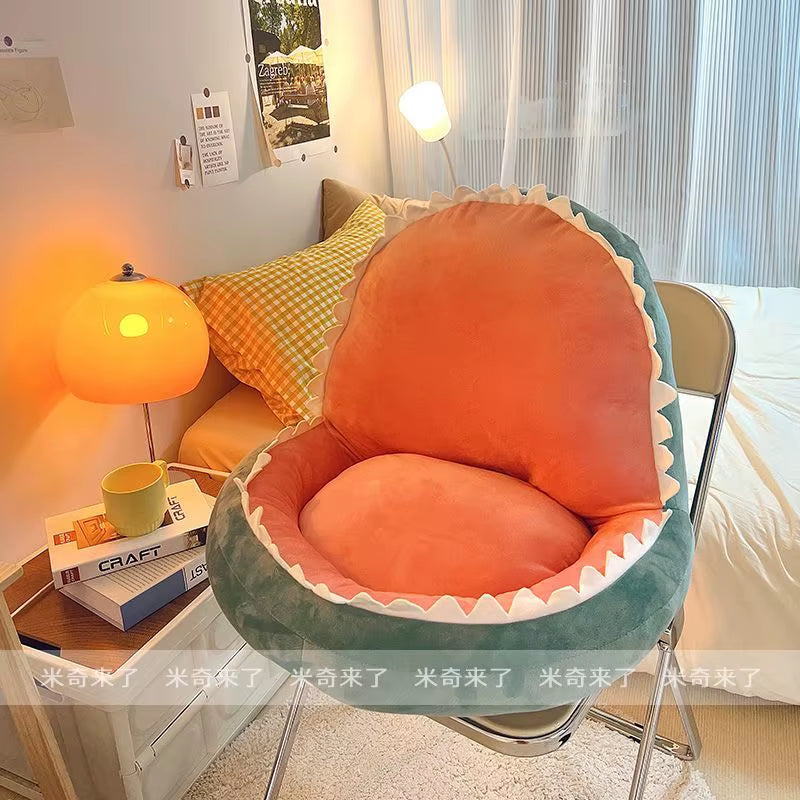 Shark-Shaped Floor Cushion for Tatami, Ideal for Bedrooms, Balconies, and Reading Areas