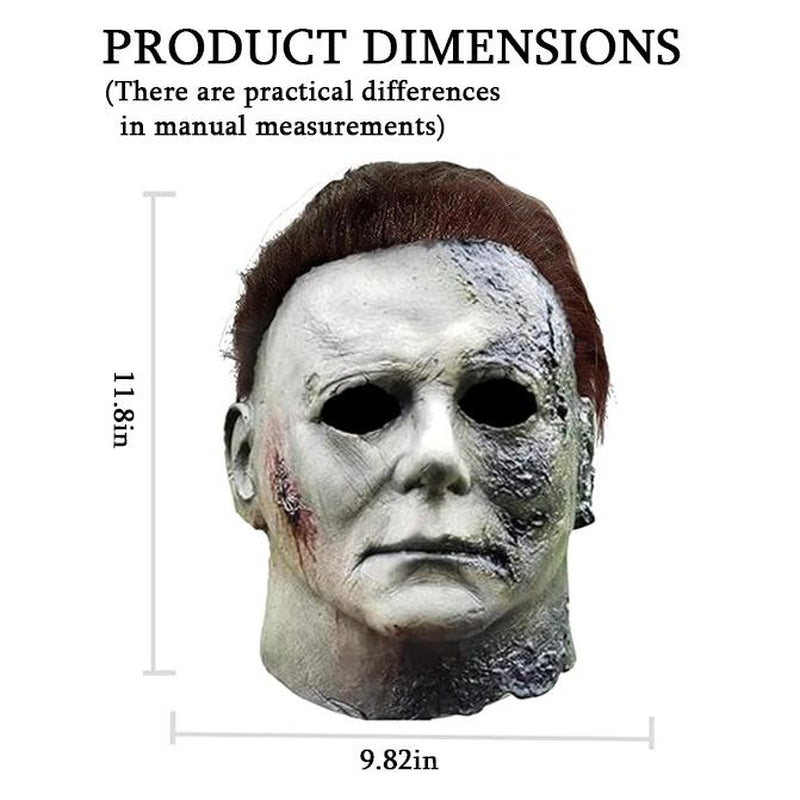 Michael Myers Mask, Halloween Horror Masquerade Men'S & Women'S Cosplay Party Mask, Bloody Michael Myers & Scary Skull Adult Costume Scary Cosplay the Terrifying Atmosphere Is at Its Peak