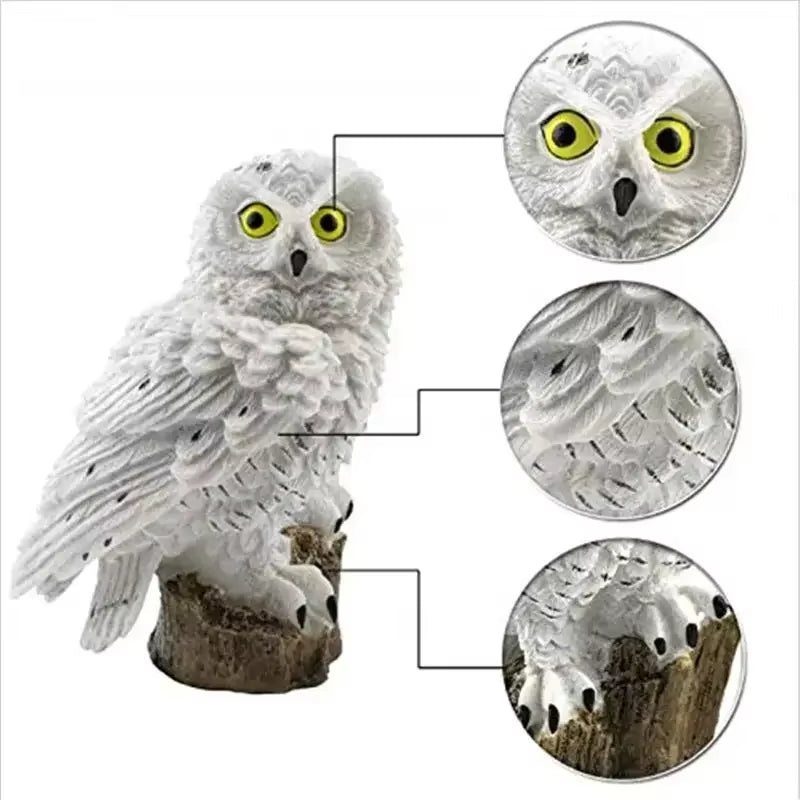 Solar-Powered Owl Garden Lamp - Waterproof LED Outdoor Decoration Lights