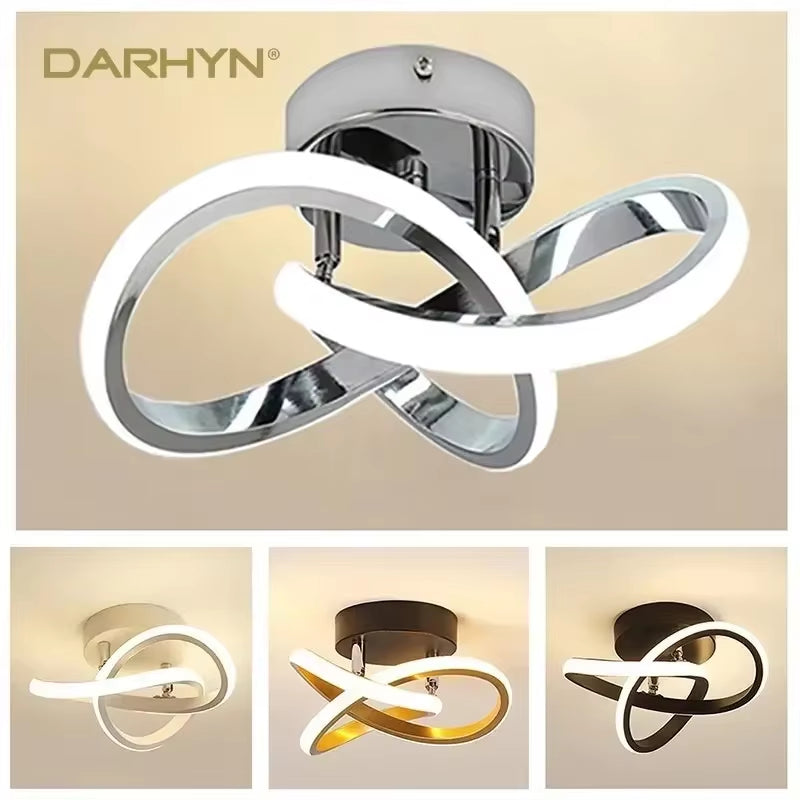 Modern Minimalist LED Strip Ceiling Lights for Living Room, Balcony, Entrance, and Staircase Home Decor