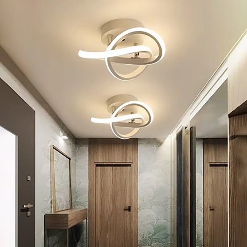Modern Minimalist LED Strip Ceiling Lights for Living Room, Balcony, Entrance, and Staircase Home Decor