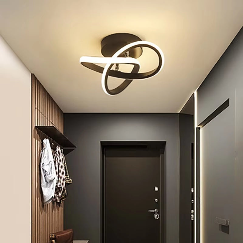 Modern Minimalist LED Strip Ceiling Lights for Living Room, Balcony, Entrance, and Staircase Home Decor