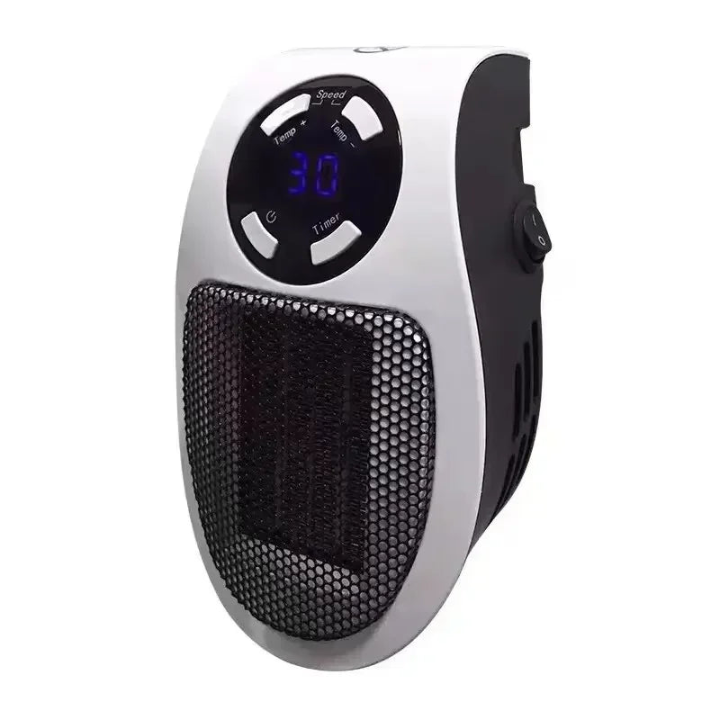 Portable Electric Heater with Remote Control - 500W Mini Radiator for Home Use