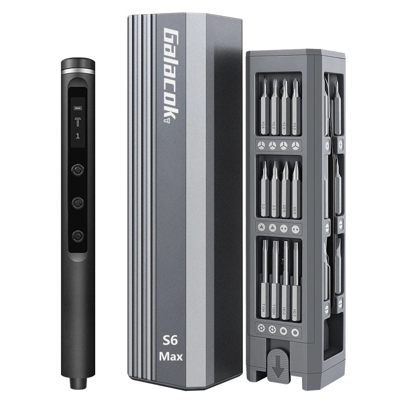 68-Piece Electric Screwdriver Set with 5 Torque Settings, Precision Magnetic Bits for iPhone, Glasses, Watches, and PCs