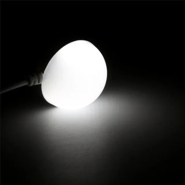 Mini USB LED Bulb with Switch and Magnetic Base, 3W/5W, 1.5M USB Cable, Ideal for Reading in Dormitories and Bedrooms