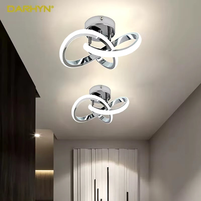 Modern Minimalist LED Strip Ceiling Lights for Living Room, Balcony, Entrance, and Staircase Home Decor