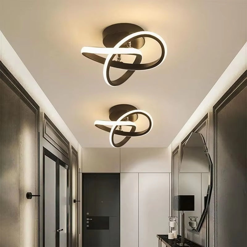 Modern Minimalist LED Strip Ceiling Lights for Living Room, Balcony, Entrance, and Staircase Home Decor