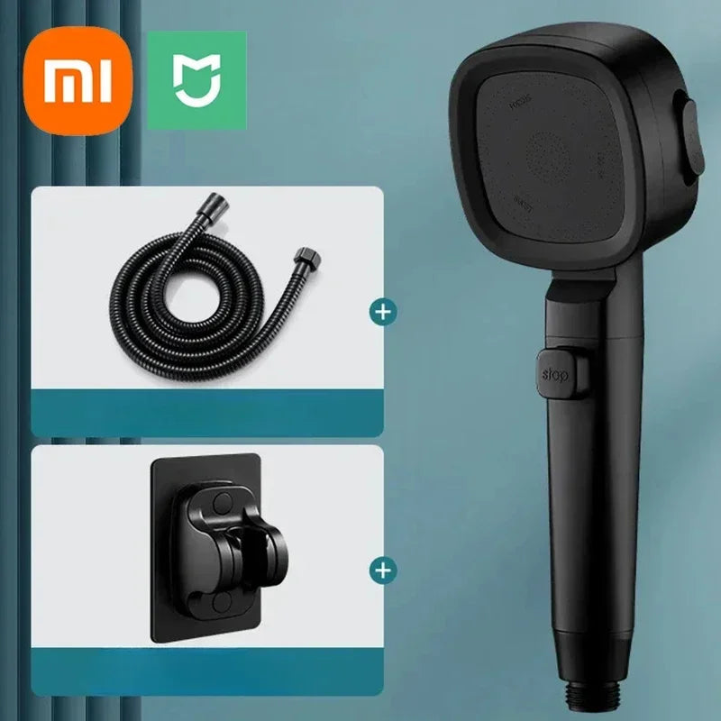 Xiaomi Adjustable High-Pressure Shower Head with 3 Modes and Filtration System - Smart Bathroom Accessory