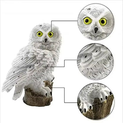 Solar-Powered Owl Garden Lamp - Waterproof LED Outdoor Decoration Lights
