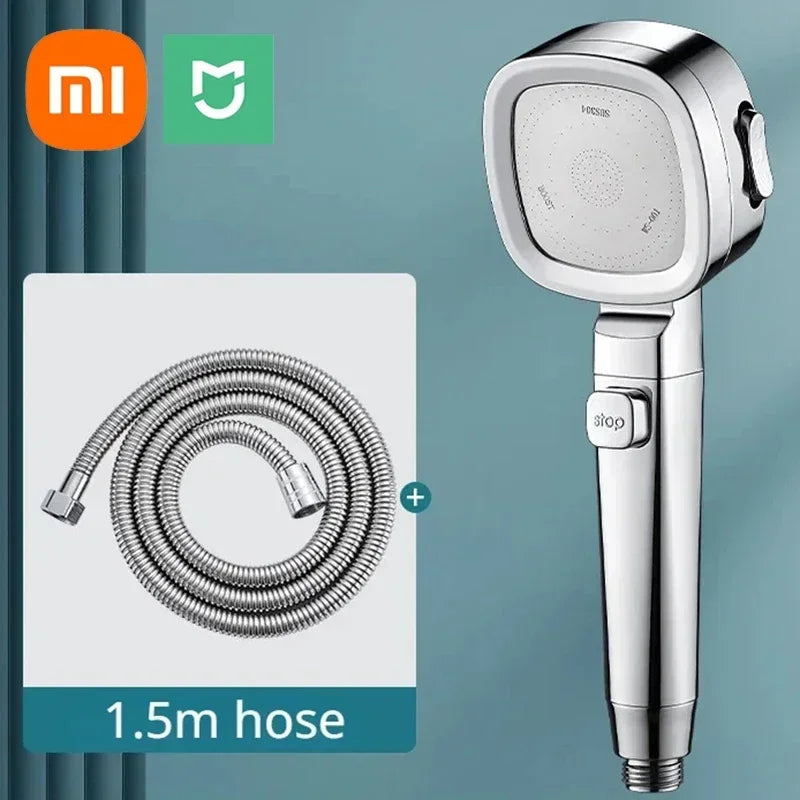 Xiaomi Adjustable High-Pressure Shower Head with 3 Modes and Filtration System - Smart Bathroom Accessory