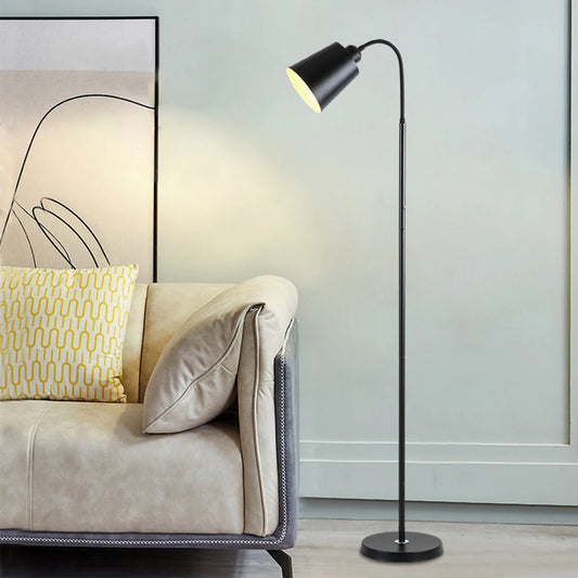 Adjustable Gooseneck LED Floor Lamp for Living Room, Bedroom, and Study - Modern Indoor Decoration