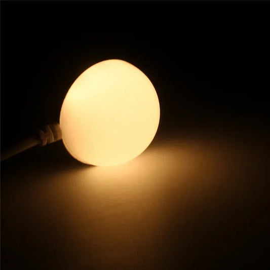Mini USB LED Bulb with Switch and Magnetic Base, 3W/5W, 1.5M USB Cable, Ideal for Reading in Dormitories and Bedrooms