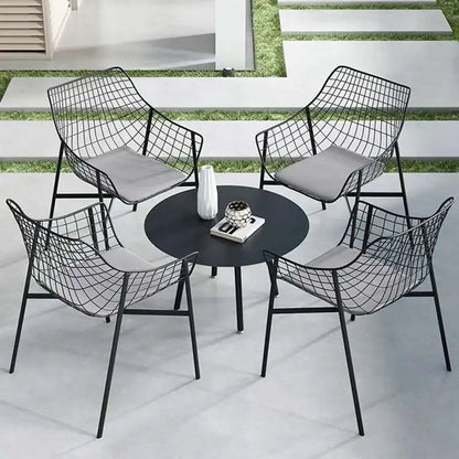 Ergonomic Minimalist Wooden Garden Set - Waterproof Patio Furniture for Relaxation and Creativity