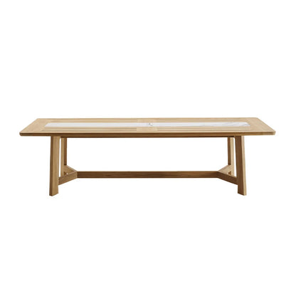 Solid Wood Garden Patio Set with Gazebo - Modern European Outdoor Lounge Furniture, Sun-Proof Sectional Salon De Jardin