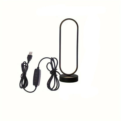 LED Ring Lamp with Three-Color Dimming for Bedroom and Living Room Night Light