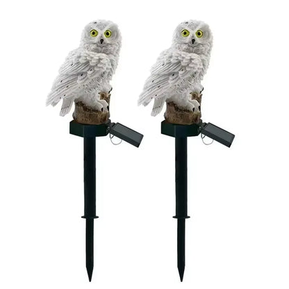 Solar-Powered Owl Garden Lamp - Waterproof LED Outdoor Decoration Lights