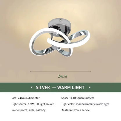 Modern Minimalist LED Strip Ceiling Lights for Living Room, Balcony, Entrance, and Staircase Home Decor