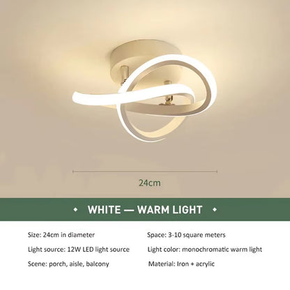 Modern Minimalist LED Strip Ceiling Lights for Living Room, Balcony, Entrance, and Staircase Home Decor