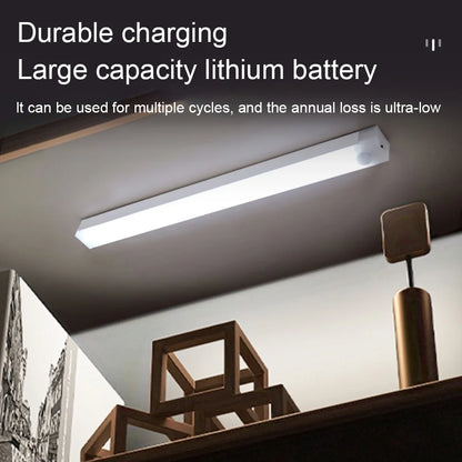 Wireless LED Motion Sensor Night Light - Rechargeable Type C Cabinet and Wardrobe Lamp for Staircase and Kitchen Backlighting