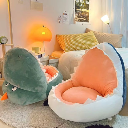 Shark-Shaped Floor Cushion for Tatami, Ideal for Bedrooms, Balconies, and Reading Areas